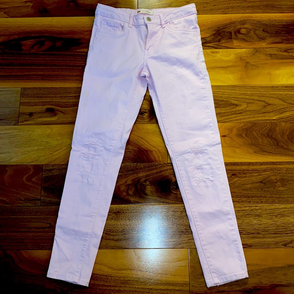 Levi’s 710 Super Skinny pink jeans size 14 Reg